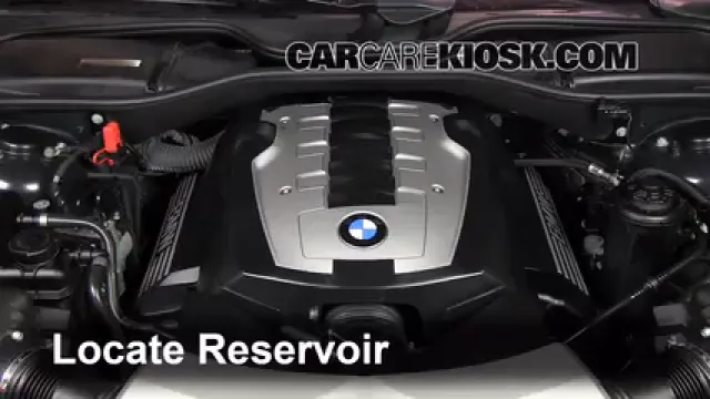 2007 BMW 750Li 4.8L V8 Líquido limpiaparabrisas Agregar líquido